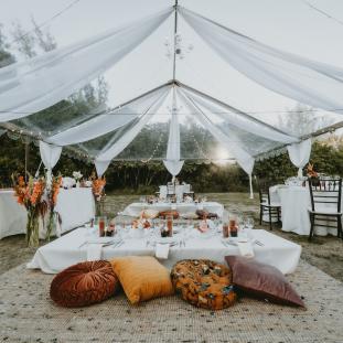 Wedding Reception at Secret Cove