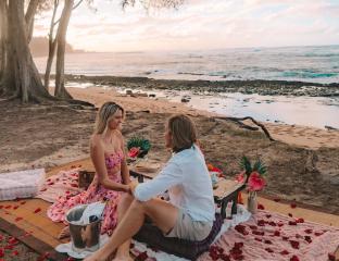 Beach picnic